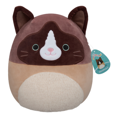 Squishmallows 12" Woodward The Snowshoe Cat