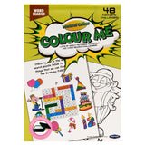 World of Colour A5 Word Search Colouring Book 48 Page upright front cover with word search and colouring artwork