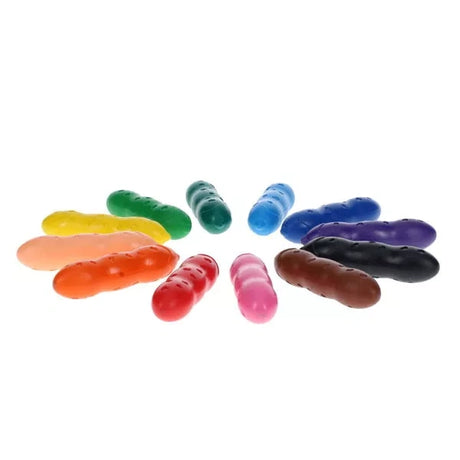World of Colour Little Peacasso crayons shown loose in assorted colours