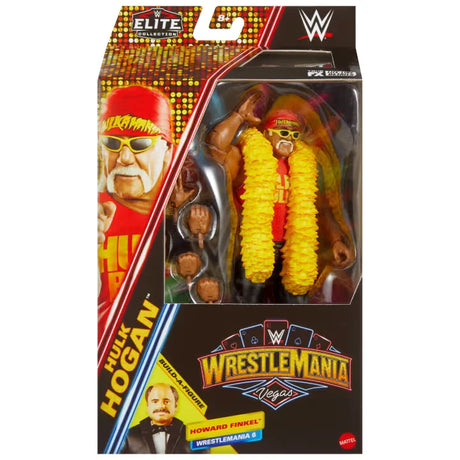Boxed WWE Elite Hulk Hogan action figure with feather boa and extras – Ireland