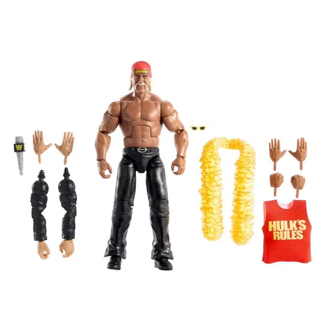 Hulk Hogan WrestleMania figure with accessories including shirt, arms and mic – Ireland