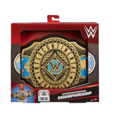 WWE Intercontinental Championship title belt in red retail packaging with WWE logo