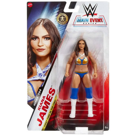 Packaged WWE Main Event Kiana James figure with Series 154 label – Ireland