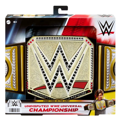 WWE Undisputed Champion Belt in retail packaging with gold plates in Ireland.
