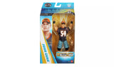 WWE WrestleMania Elite John Cena action figure shown in original retail box packaging with WrestleMania and Elite Collection branding, figure visible through window
