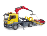 Bruder Scania Super 560R Tow Truck with Roadster