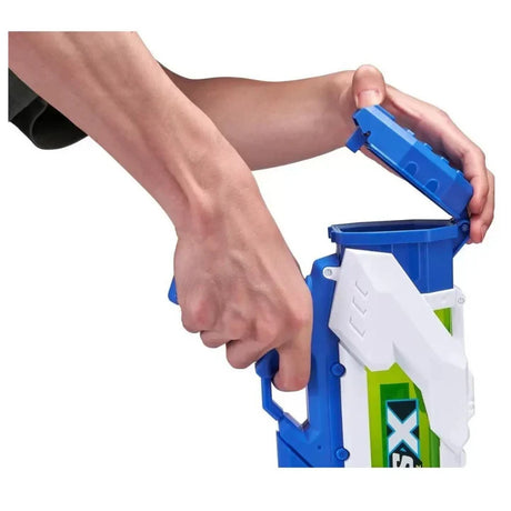 X-Shot Fast Fill water gun with top fill lid open 