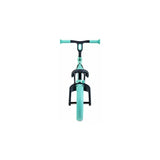 Yvolution Velo Junior Balance Bike Green shown from the rear with black frame and green rear wheel