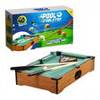 Ywow Gamez Pool 8 Tabletop Game box with mini pool table, cues and balls