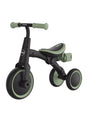Zoomee Balance Bike to Trike in Forest Green with pedals and training wheels