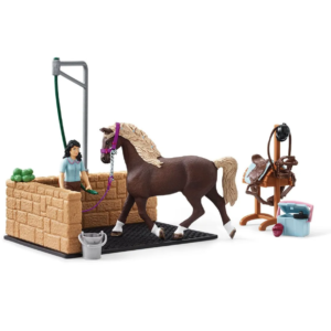 Schleich Washing Area With Horse