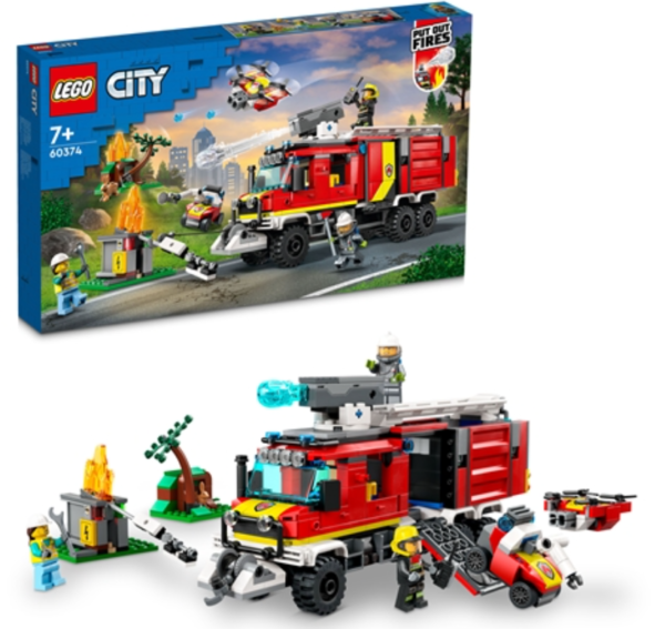 Lego City Fire Command Truck - 60374