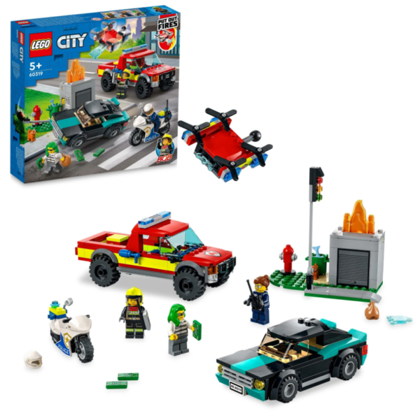 Lego City Fire Rescue and Police Chase - 60319