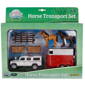 Kids Globe Land Rover Horse Transport Set