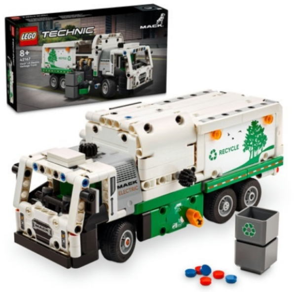 Lego Technic Mack LR Electric Garbage Truck - 42167