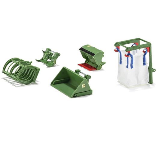 Siku 3658 Green Accessories Set for Front Loader