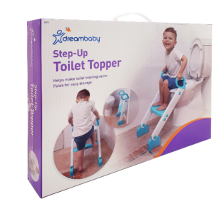 Dreambaby Step-Up Toilet Trainer - Blue/White