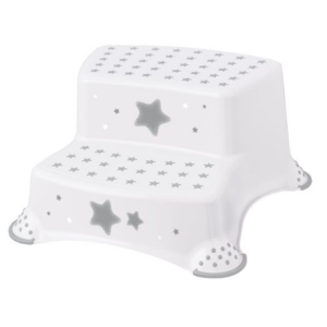 Keeper White Double Step Stool