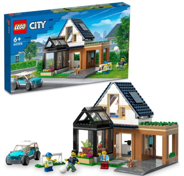 Lego City Family House And Electric Car - 60398