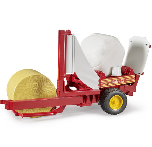 Bruder Bale Wrapper with Round Bales
