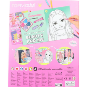 TOPModel Beauty Fun Colouring Book