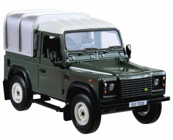 Britains Land Rover Defender 90 Green and Canopy