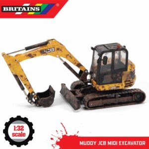 Britains Muddy JCB Midi Excavator