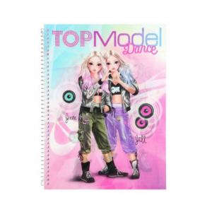 TOPModel Dance Colouring, Design and Stickerbook