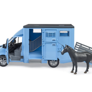 Bruder MB Sprinter Animal Transporter with 1 Horse