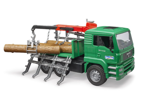 Bruder Man Timber Truck with Crane
