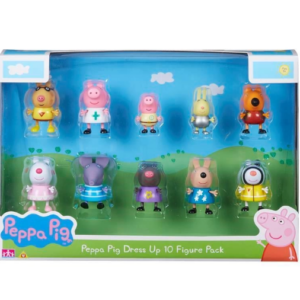 Peppa Pig Dress Up 10 Figure Pack