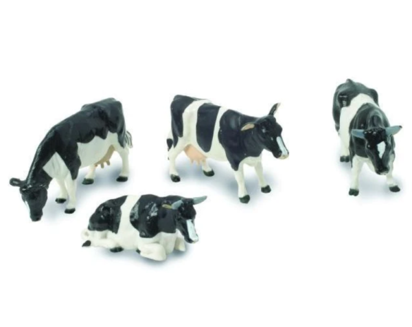Britains Set of 4 Friesian Cattle