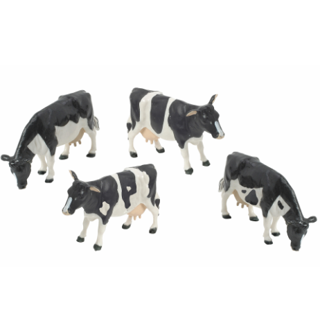 Britains Set of 4 Friesian Cattle